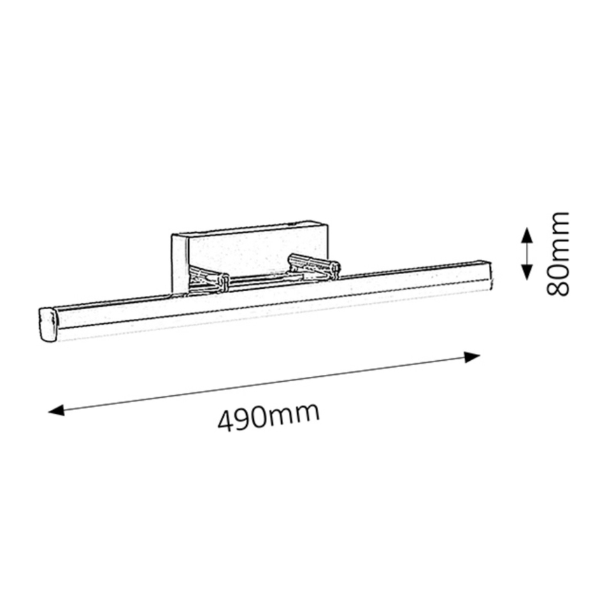 Rabalux - LED kupatilska svetiljka LED/12W/230V IP44