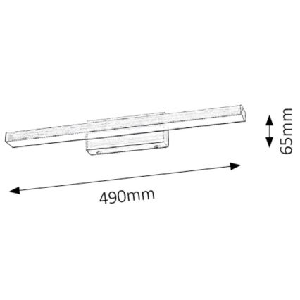 Rabalux - LED osvetljenje za kupatilsko ogledalo LED/12W/230V IP44