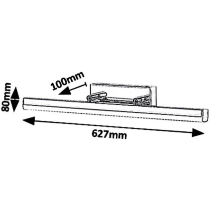 Rabalux - LED kupatilsko osvetljenje za ogledalo LED/18W/230V IP44