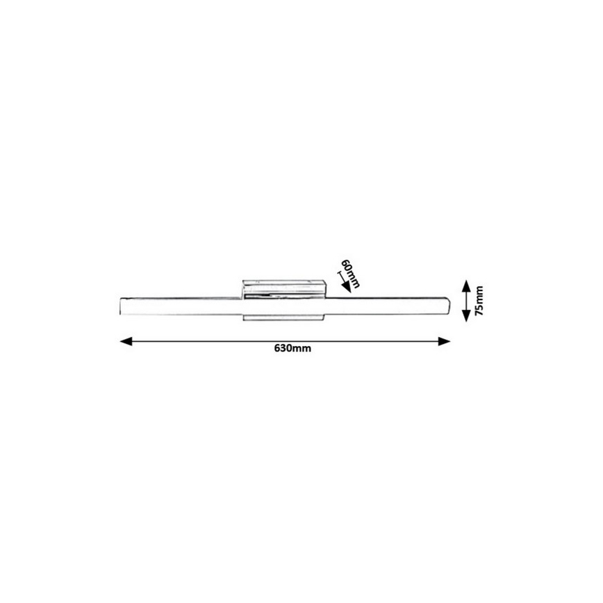 Rabalux - LED zidno kupatilsko svetlo LED/13W/230V IP44