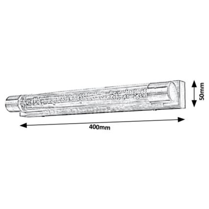 Rabalux - LED kupaonsko zidno svetlo 2xLED/5W/230V IP44