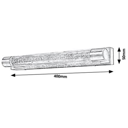 Rabalux - LED zidno svetlo za kupatilo 2xLED/5W/230V IP44