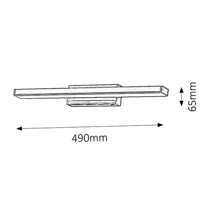 Rabalux - LED zidno svetlo za kupatilo LED/12W/230V IP44