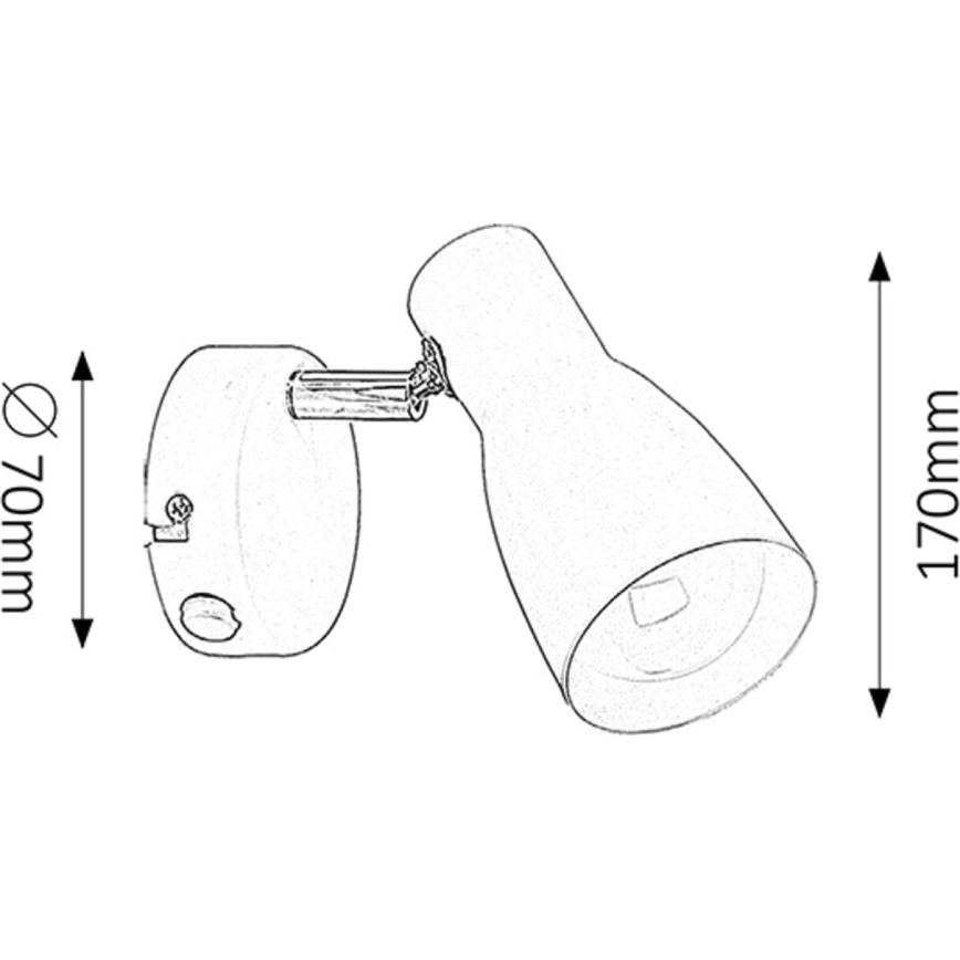 Rabalux - Spot svetiljka 1xE27/20W/230V