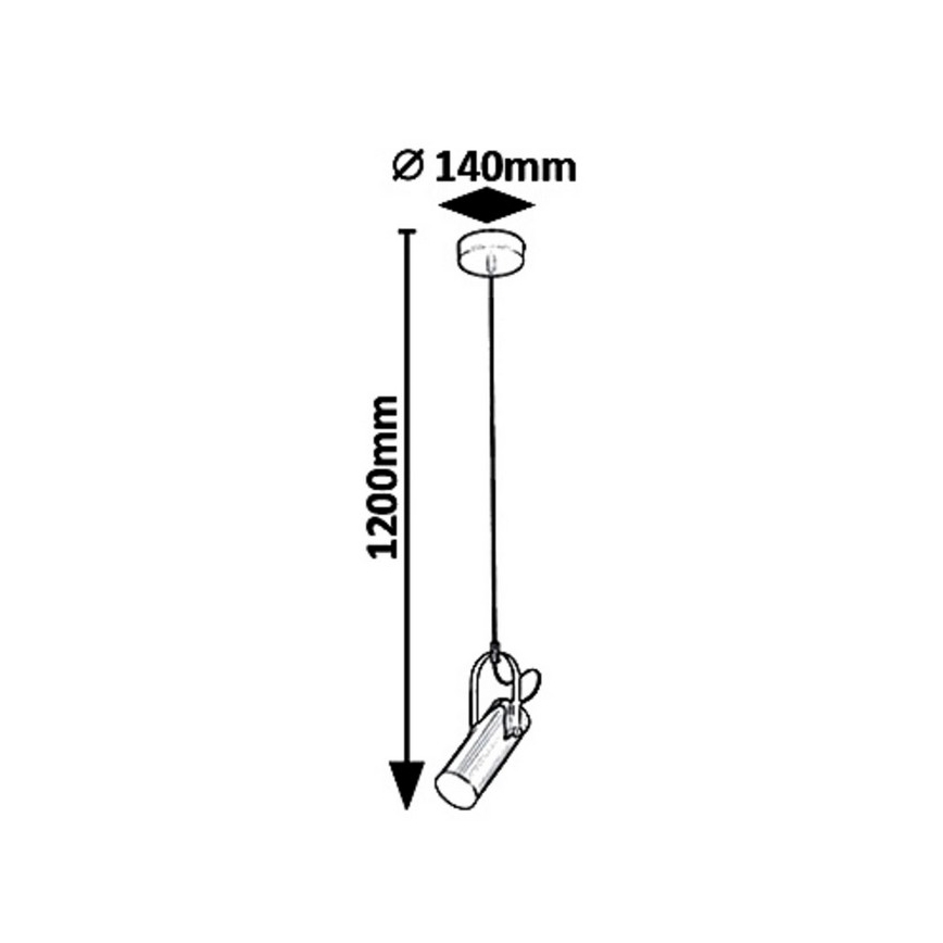 Rabalux - LED luster na sajli RAVEN LED/5W/230V