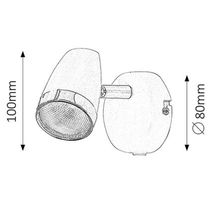 Rabalux - LED spot svetiljka LED/4W/230V