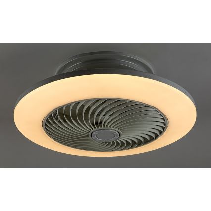 Rabalux - LED prigušiva plafonska svetiljka sa ventilatorom DALFON LED/36W/230V 3000-6000K + daljinski upravljač
