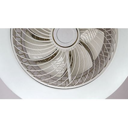 Rabalux - LED prigušiva plafonska svetiljka sa ventilatorom DALFON LED/36W/230V 3000-6000K + daljinski upravljač