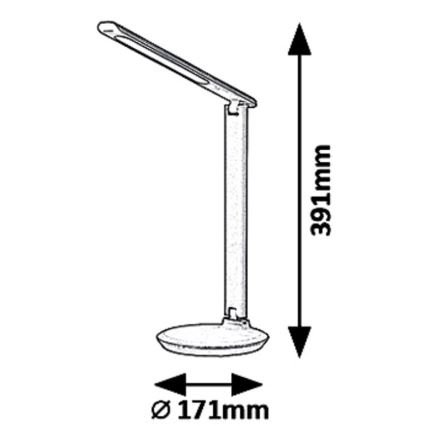 Rabalux - LED prigušiva stona lampa LED/9W/230V