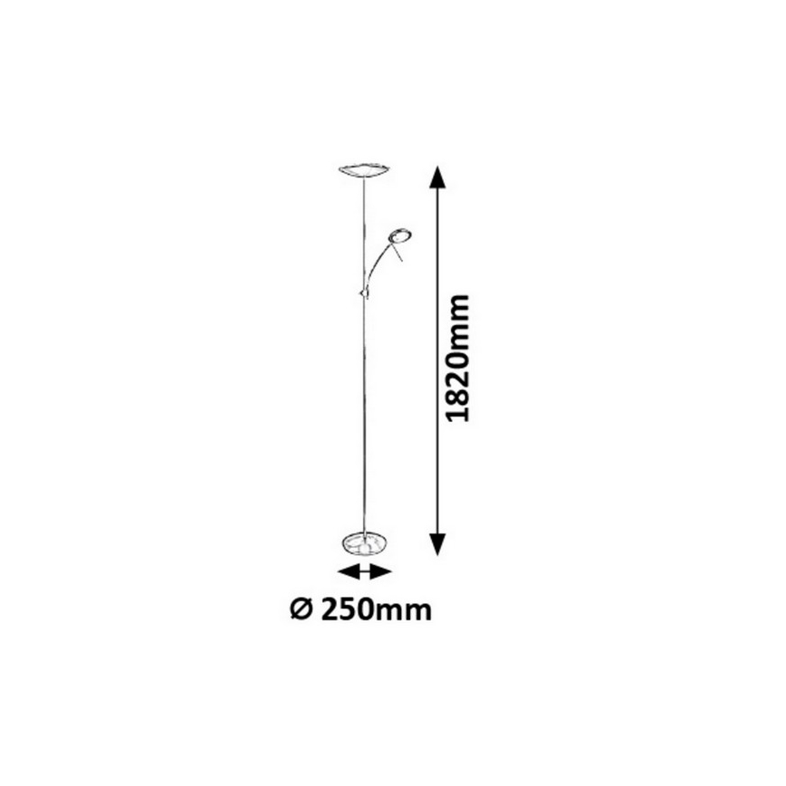 Rabalux - podna LED lampa LED/18W + LED/5W/230V