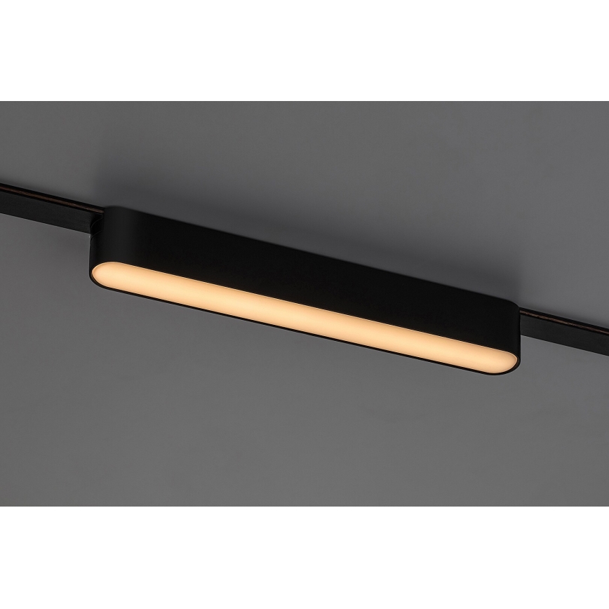 Rabalux - LED plafonsko svetlo za jednofazni šinski sistem LED/12W/24V 3000K 22 cm crna