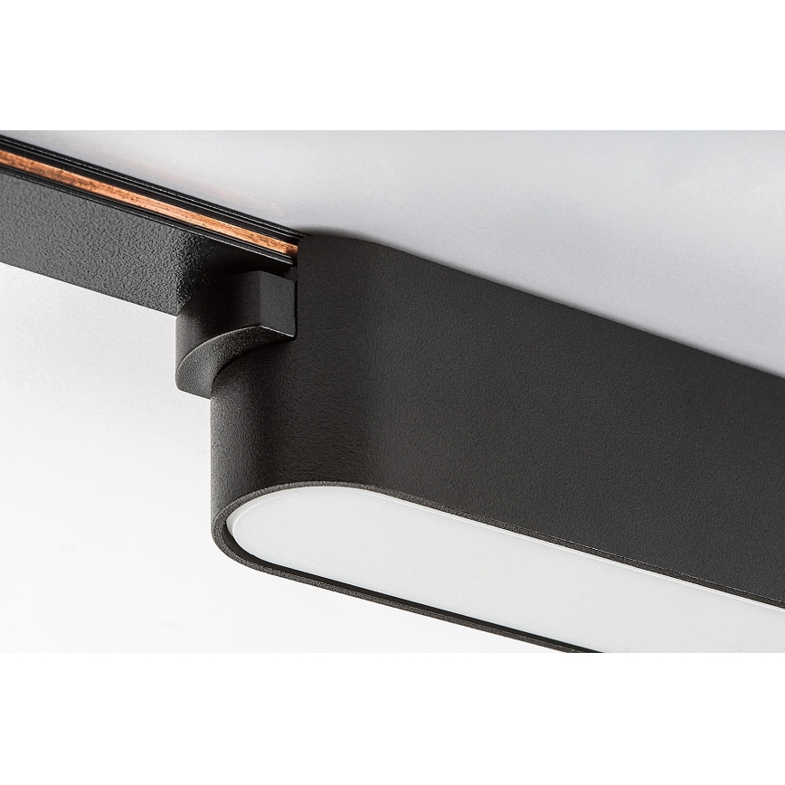 Rabalux - LED plafonsko svetlo za jednofazni šinski sistem LED/12W/24V 3000K 22 cm crna