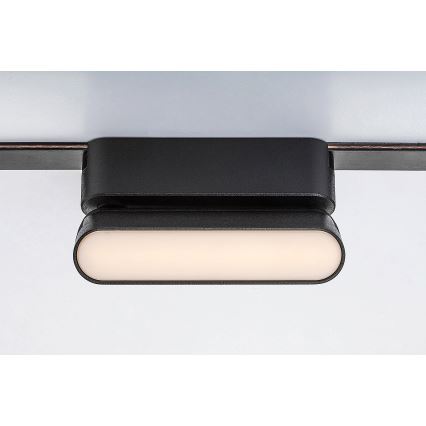 Rabalux - LED plafonsko svetlo za jednofazni šinski sistem LED/6W/24V 3000K 11,5 cm crno