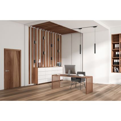 Rabalux - LED stropno svetlo za 1-fazni šinski sistem LED/16W/24V 3000K 33 cm crna
