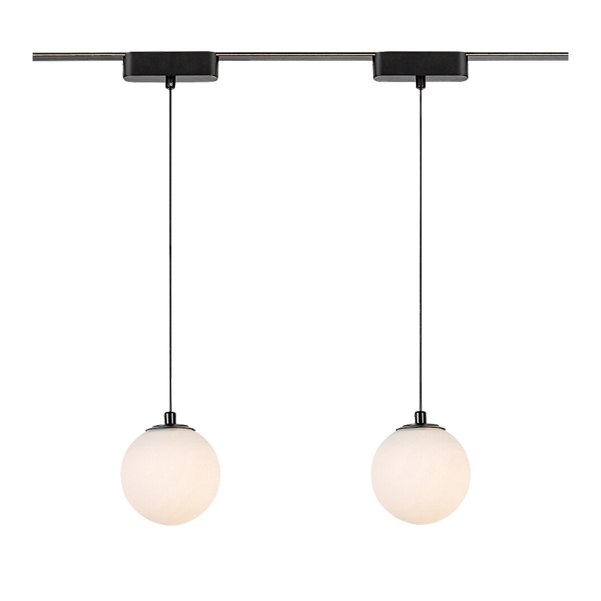 Rabalux - LED luster na sajli za 1-fazni šinski sistem, LED 5 W / 24 V, 3000 K, crna