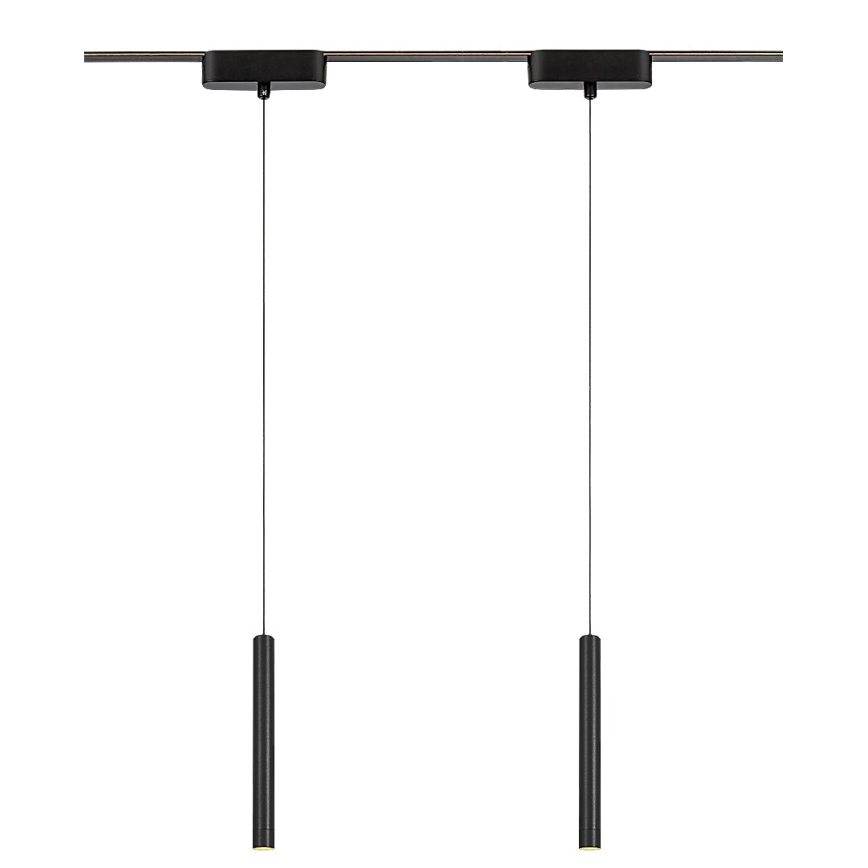 Rabalux - LED luster na sajli za jednofazni šinski sistem LED/5W/24V 3000K crna