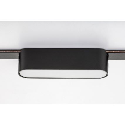 Rabalux - LED stropno svetlo za jednofazni šinski sistem LED/6W/24V 3000K 11,5 cm crna