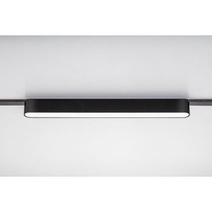 Rabalux - LED plafonsko svetlo za 1-fazni šinski sistem LED/16W/24V 4000K 33 cm crno