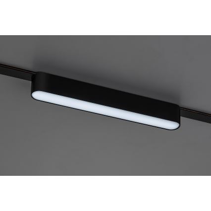 Rabalux - LED prigušiva stropna svetiljka za 1-fazni šinski sistem LED/12W/24V 2700-5500K Wi-Fi Tuya 22 cm crna