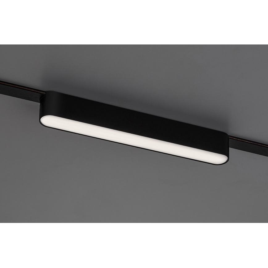 Rabalux - LED prigušiva stropna svetiljka za 1-fazni šinski sistem LED/12W/24V 2700-5500K Wi-Fi Tuya 22 cm crna