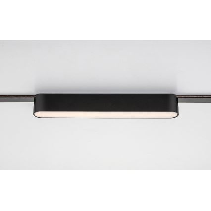 Rabalux - LED prigušiva stropna svetiljka za 1-fazni šinski sistem LED/12W/24V 2700-5500K Wi-Fi Tuya 22 cm crna