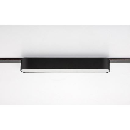 Rabalux - LED prigušiva stropna svetiljka za 1-fazni šinski sistem LED/12W/24V 2700-5500K Wi-Fi Tuya 22 cm crna
