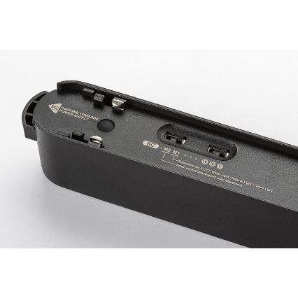 Rabalux - LED prigušiva stropna svetiljka za 1-fazni šinski sistem LED/12W/24V 2700-5500K Wi-Fi Tuya 22 cm crna