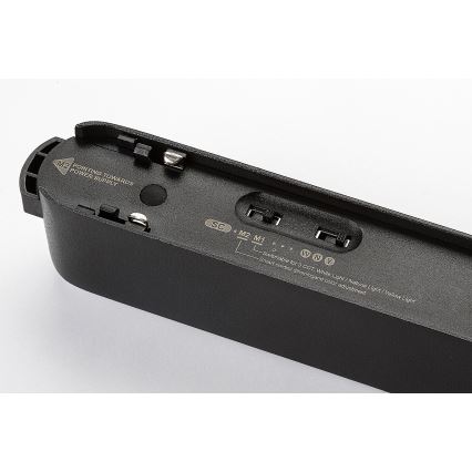 Rabalux - LED prigušiva stropna svetiljka za 1-fazni šinski sistem LED/16W/24V 2700-5500K Wi-Fi Tuya 33 cm crna