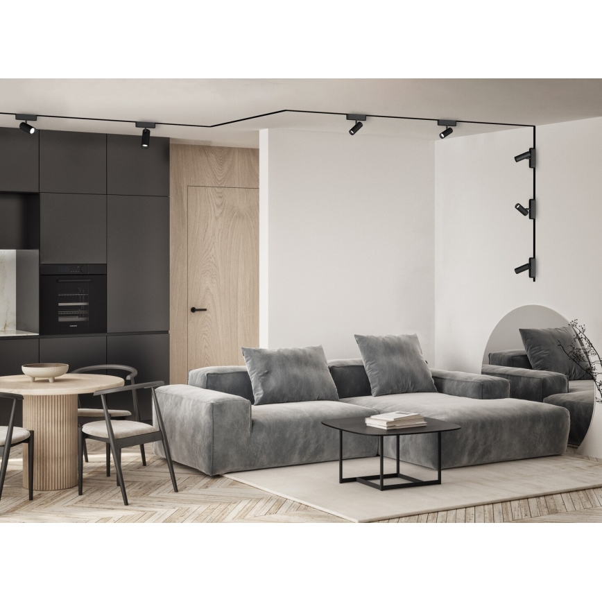 Rabalux - LED prigušiva spot lampa za jednofazni šinski sistem LED/9W/24V 2700-5500K Wi-Fi Tuya crna