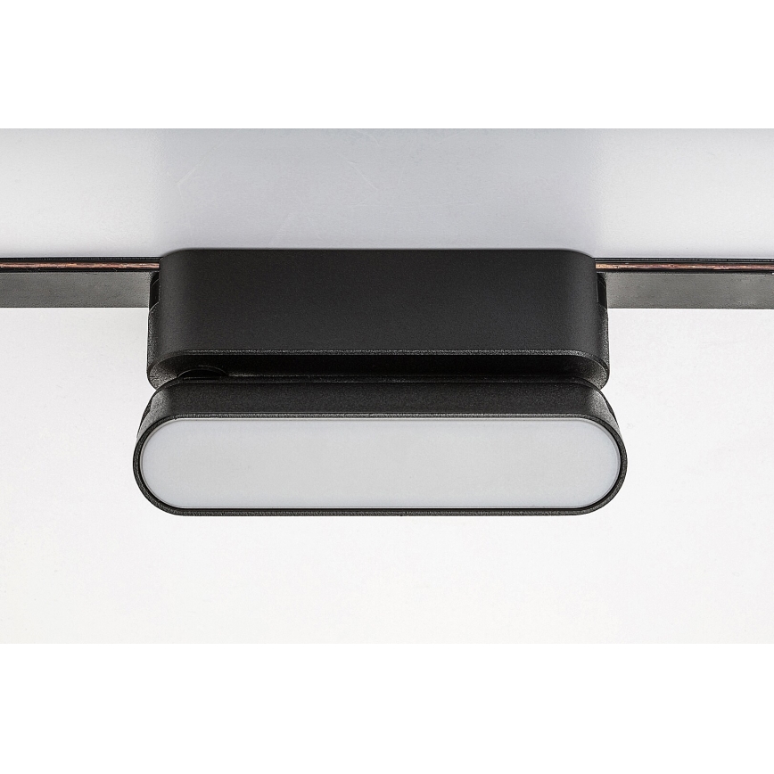 Rabalux - LED prigušiva stropna svetiljka za jednofazni šinski sistem LED/4W/24V 2700-5500K Wi-Fi Tuya 11,5 cm crna