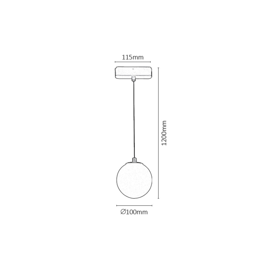 Rabalux - LED prigušiva luster na sajli za jednofazni šinski sistem LED/5W/24V 2700-5500K Wi-Fi Tuya crna