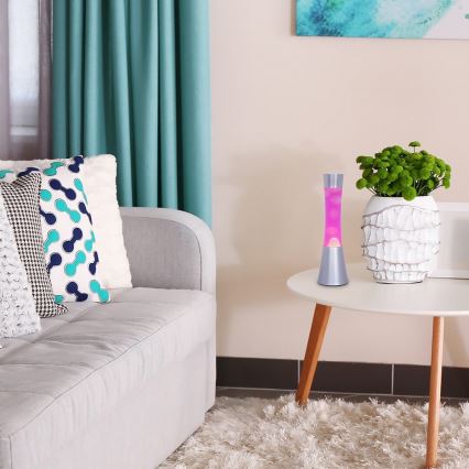 Rabalux  - Lava lampa 1xGY6,35/20W/230V ružičasta