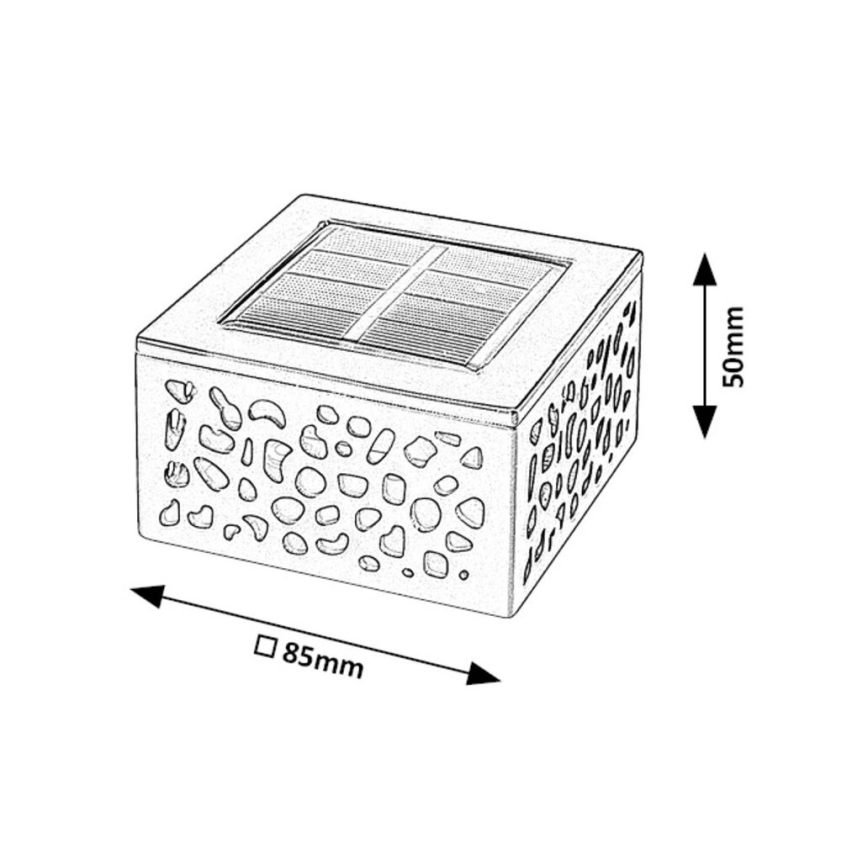 Rabalux - LED solarno svetlo LED/0,5W/1,2V IP44 600 mAh