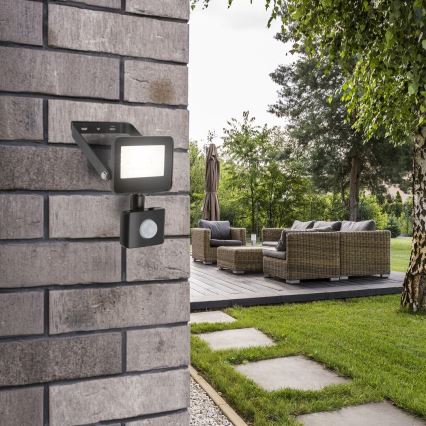 Rabalux - LED reflektor sa senzorom LED/10W/230V 4000K IP44 crna