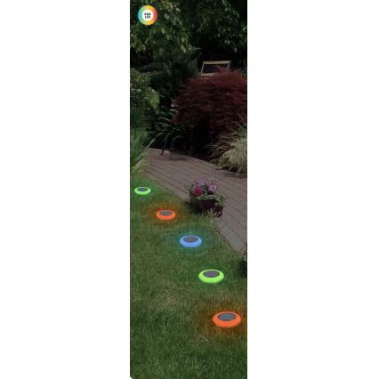 Rabalux - LED RGB Solarno svetlo LED/0,6W/3,7V IP65 1200 mAh