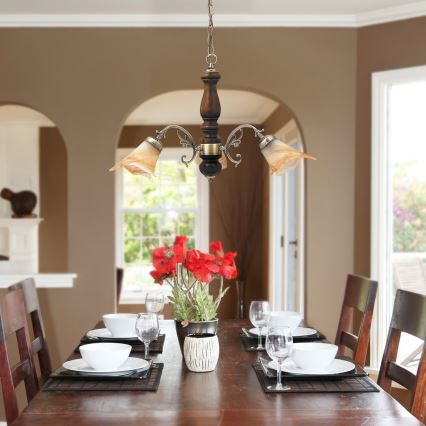 Rabalux - Luster na lancu 3xE14/40W/230V orah