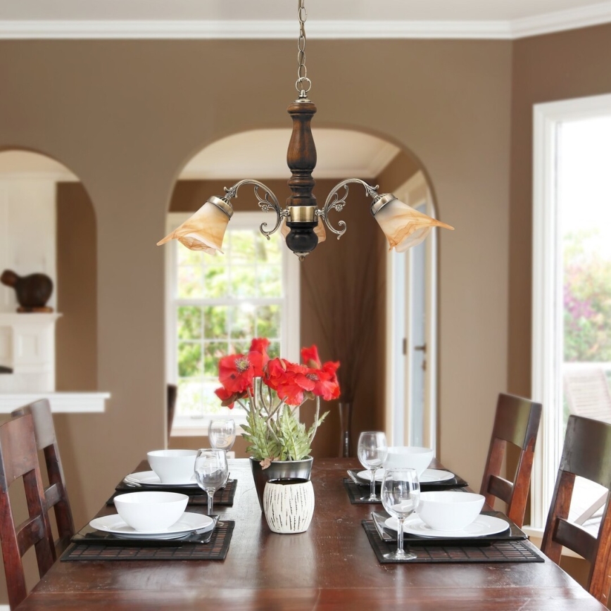 Rabalux - Luster na lancu 3xE14/40W/230V orah