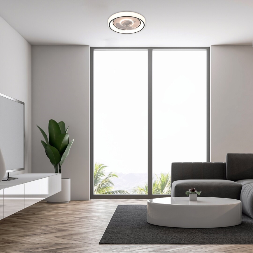 Rabalux - LED plafonski ventilator sa prigušiva, LED/67W/230V 3000-6000K + daljinski upravljač