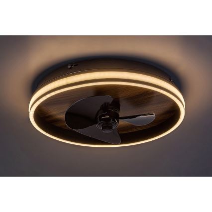 Rabalux - LED plafonsko svetlo sa ventilatorom, prigušiva, LED/30W/230V 3000-6500K + daljinski upravljač