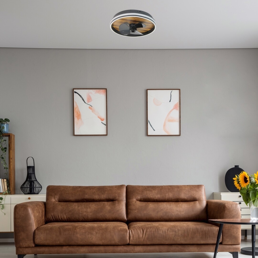 Rabalux - LED plafonsko svetlo sa ventilatorom, prigušiva, LED/30W/230V 3000-6500K + daljinski upravljač