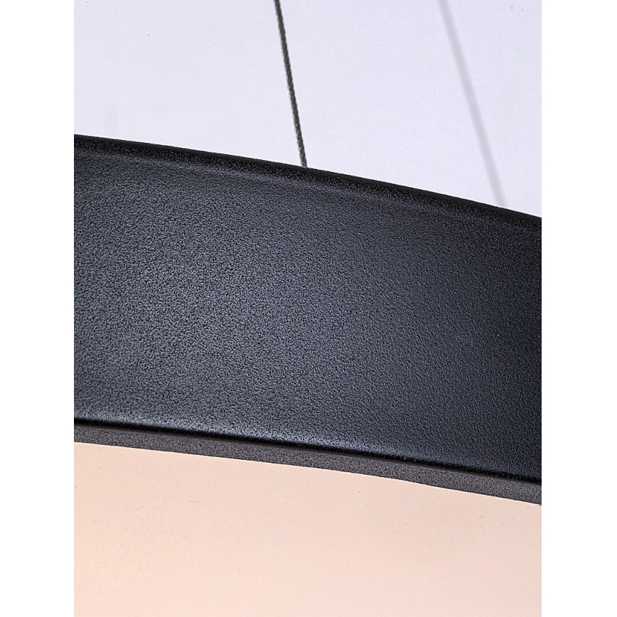 Rabalux - prigušiva LED viseći luster na sajli LED/60W/230V 3000-6000K crna + daljinski upravljač