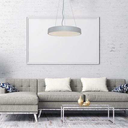 Rabalux - LED prigušiva luster na sajli LED/60W/230V srebrna 3000-6000K + daljinski upravljač