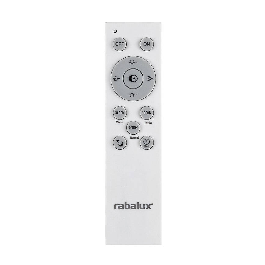 Rabalux - LED prigušiva luster na sajli LED/60W/230V srebrna 3000-6000K + daljinski upravljač
