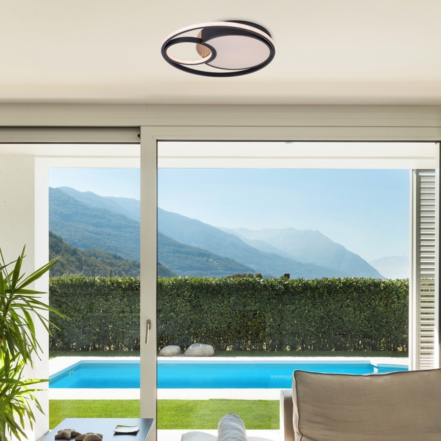 Rabalux - LED prigušiva stropna svetiljka LED/81W/230V 3000K/4000K/6000K prečnik 48 cm + daljinski upravljač