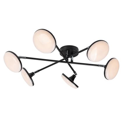 Rabalux - LED plafonski luster 6xLED/4W/230V 3000K crna