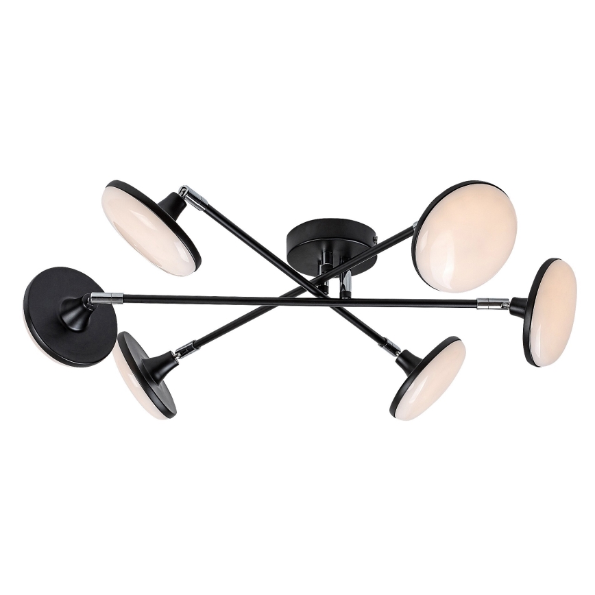 Rabalux - LED plafonski luster 6xLED/4W/230V 3000K crna