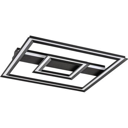 Rabalux - LED plafonsko svetlo LED/48W/230V 3000K crno 48,5x48,5 cm