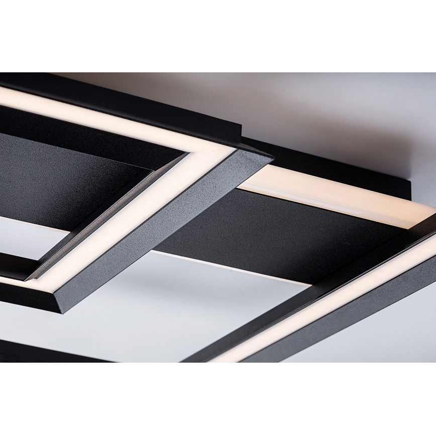 Rabalux - LED plafonsko svetlo LED/48W/230V 3000K crno 48,5x48,5 cm
