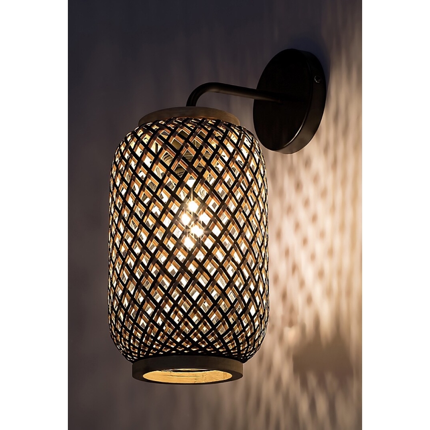 Rabalux - Zidna lampa 1xE27/40W/230V ratan