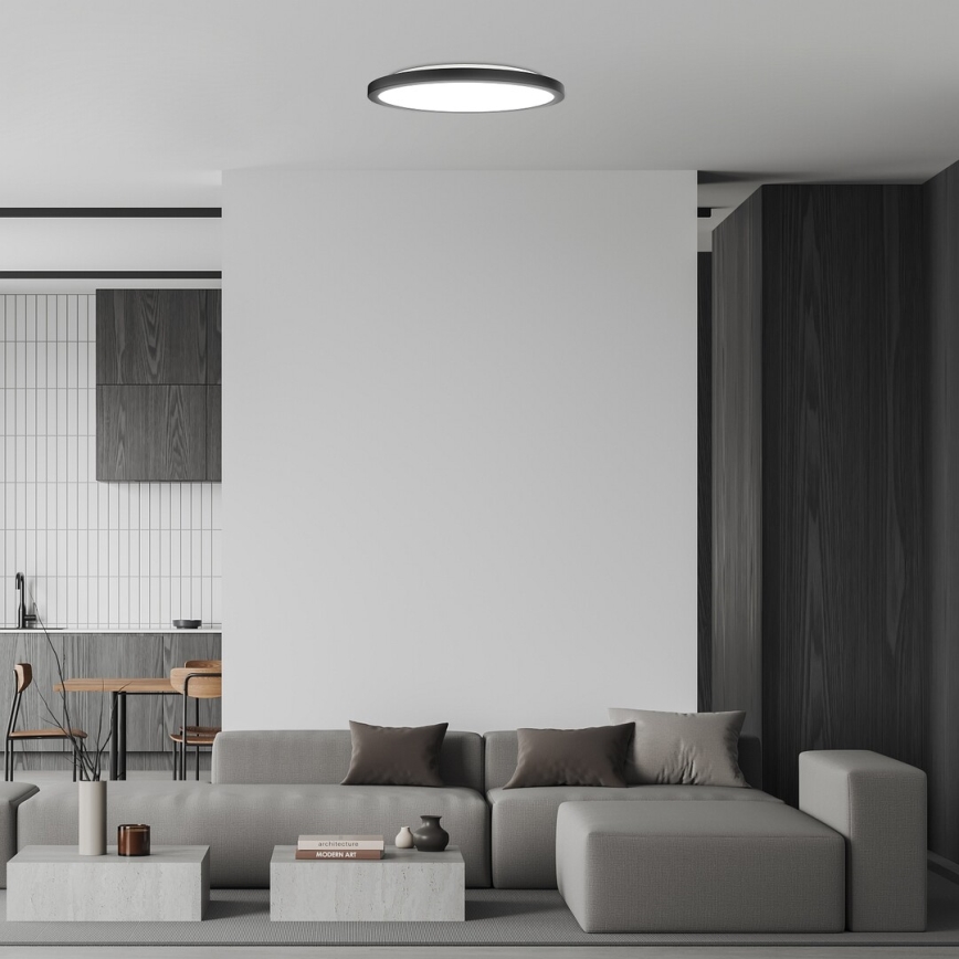 Rabalux - LED plafonjerka LED/36W/230V 3000/4000/6000K prečnik 40 cm crna